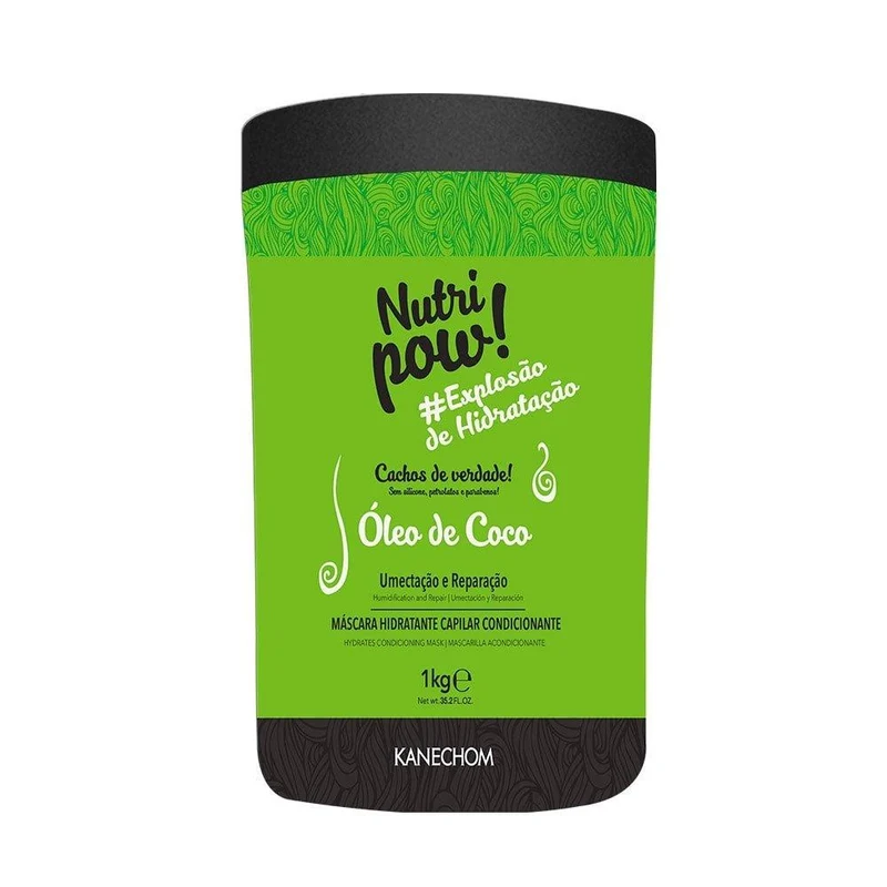 Nutri Pow Conditioning Wetting Repair Coconut Oil Curly Mask 1Kg - Kanechom