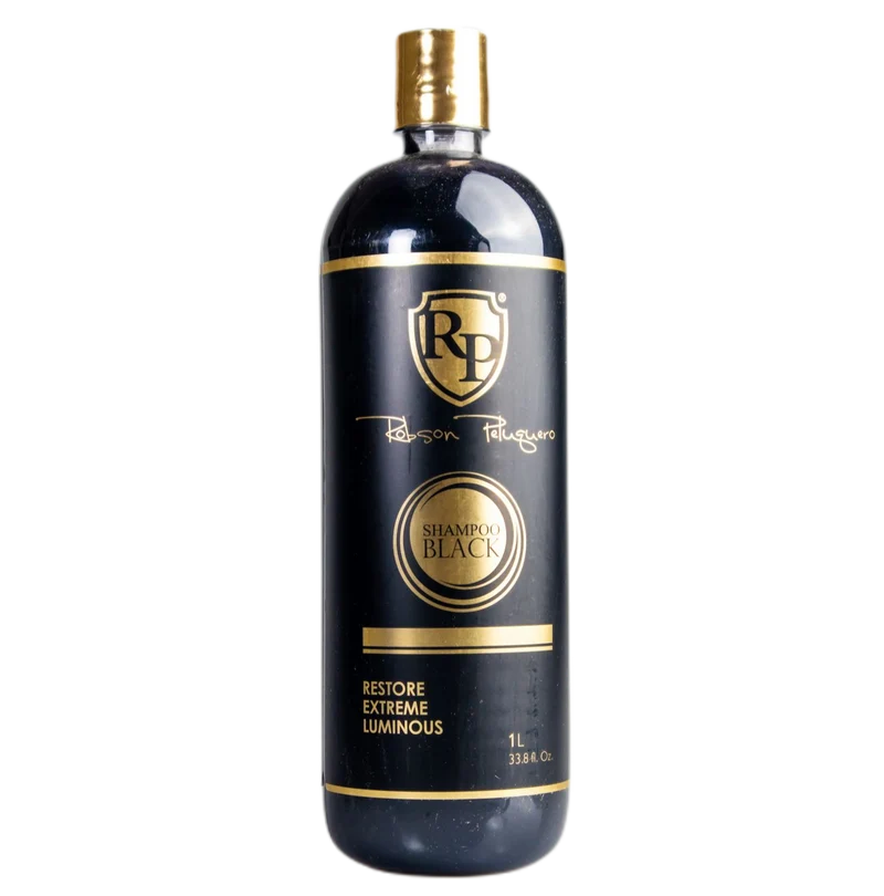 Robson Peluquero Shampoo Silver / Black 1 Litre / 32.8 Fl Oz