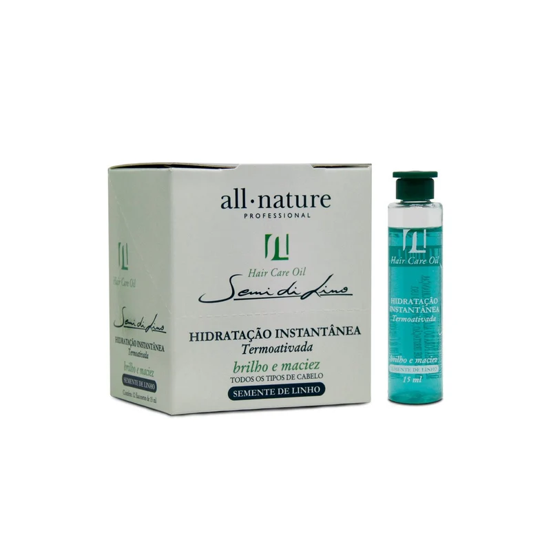 Care Oil Semi di Lino Thermo Activated Instant Hydration 12x15ml - All Nature