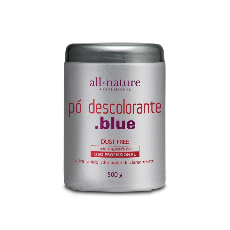 Dust Free Discoloration Blue Ultra Fast Hair Bleaching Powder 500g - All Nature