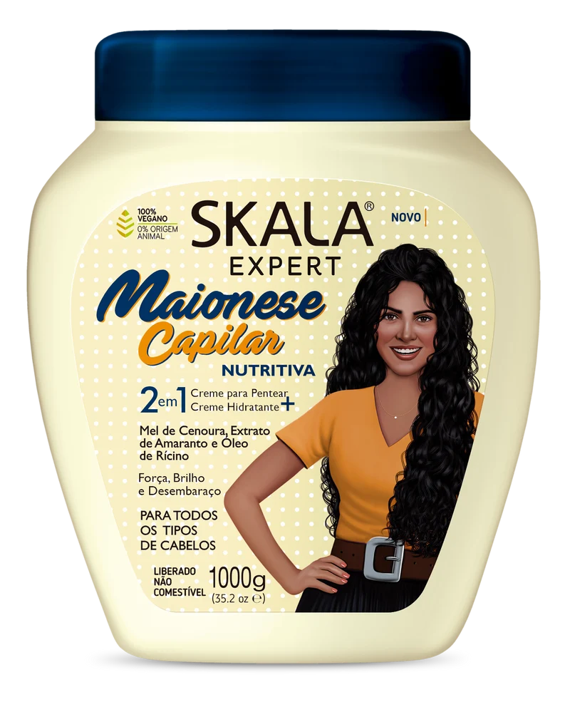 Creme De Tratamento Maionese Capilar Nutritiva / Nutritive Cream Treatment Capillary Mayonnaise Treatment Cream - Skala