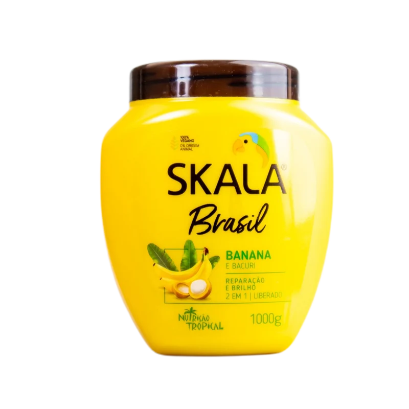 Creme De Tratamento Banana E Bacuri / Banana Cream Treatment And Bacuri Brazil Treatment Cream - Skala