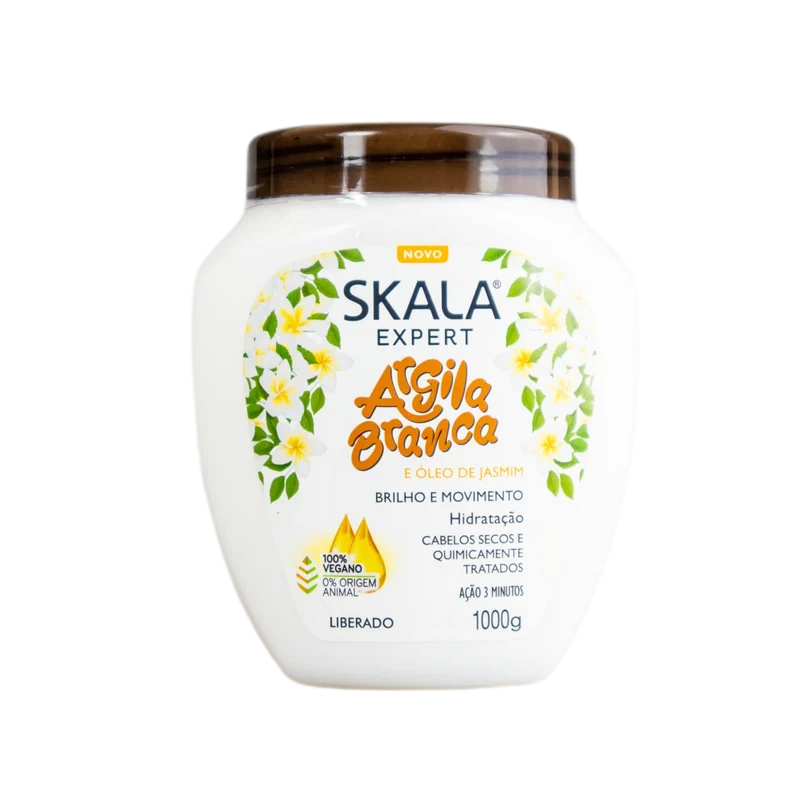 Argila Branca E Jasmim Creme De Tratamento Óleo / Jasmine Oil And White Clay Treatment Cream Treatment Cream - Skala