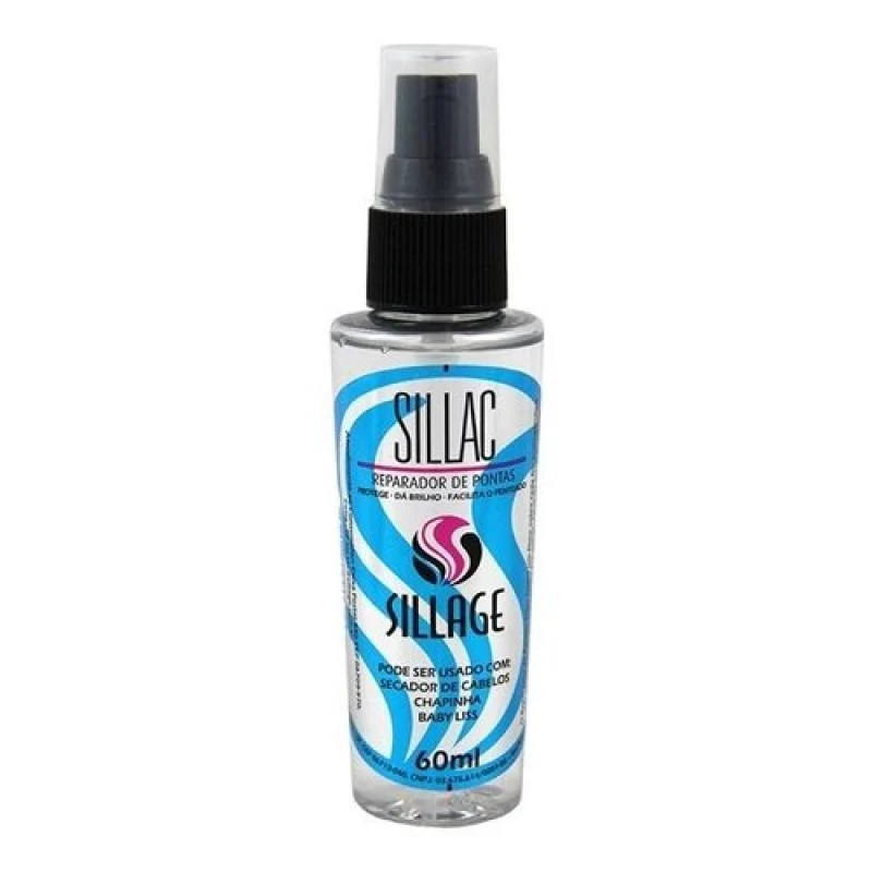 Tips Repairer Sillac Serum Daily Treatment Anti Frizz Hair Finisher 60ml - Sillage