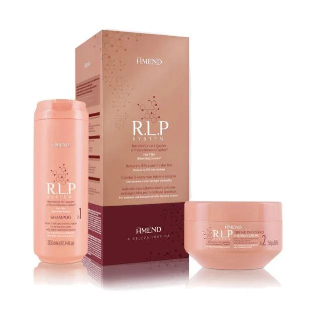 Filler Rebonding System RLP Damaged Weak Hair Treatment Kit 2 Prod. - Amend