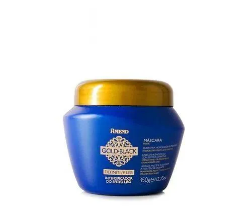 Gold Black Definitive Liss Keratin Creatine Intensifying Mask 350g - Amend
