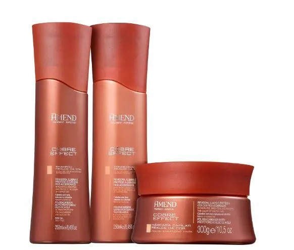 Copper Effect Color Enhancement Nutri-protective Hazelnut Kit 3 Prod. - Amend