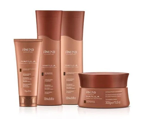 Marula Fabulous Moisturizing Seed Oil Nutrition Treatment Kit 4 Products - Amend