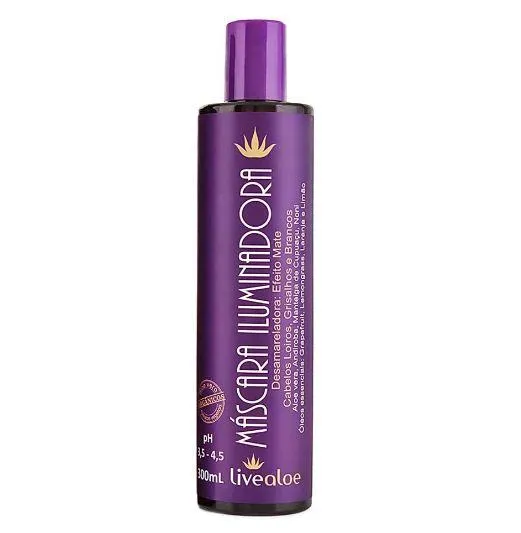 Aloe vera Andiroba Noni Illuminating Matte Anti Yellow Mask 300ml - Livealoe