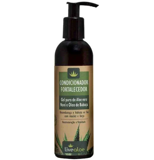 Strength Aloe Vera Noni Babaçu Gel Restructuring Conditioner 240ml - Livealoe