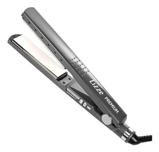 Hair Straightener Gray Premium Titanium 220V 465F - Lizze