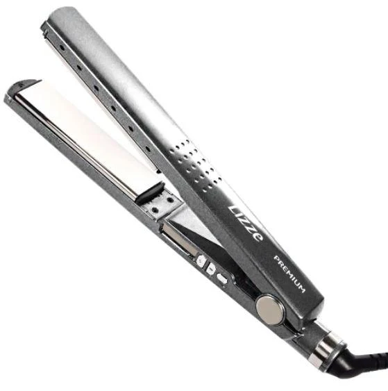 Hair Straightener Gray Premium Titanium 110V 465F - Lizze