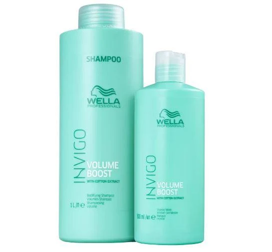 Invigo Volume Boost Crystal Cotton Polymers Treatment Kit 2 Products - Wella