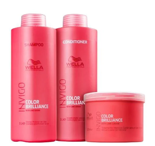 Invigo Color Brilliance Softness Antioxidant Treatment Kit 3 Products - Wella