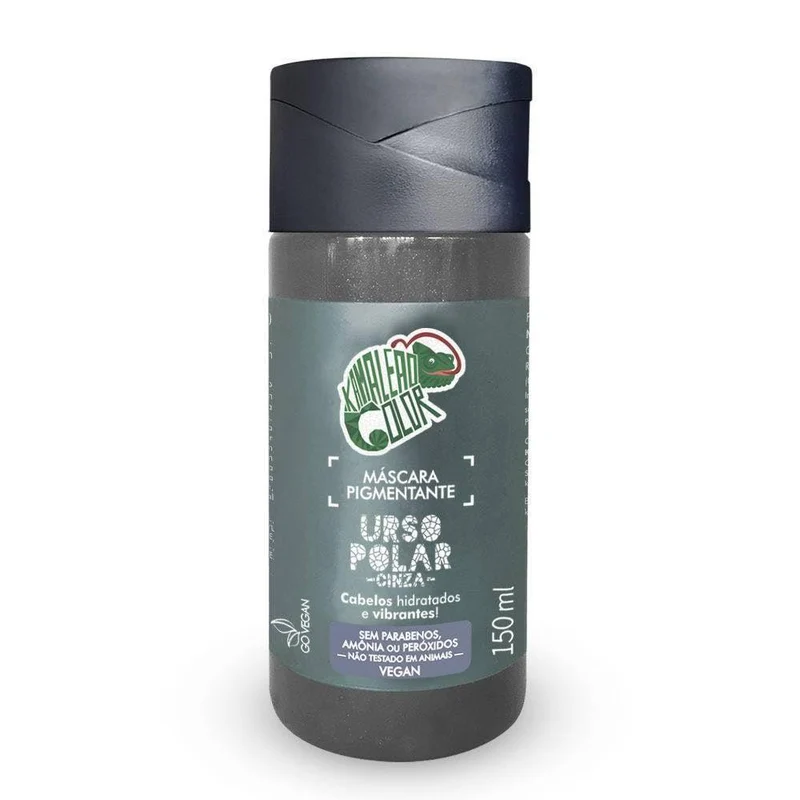 Urso Polar Grey Polar Bear Tinting Pigment Vegan Mask 150ml - Kamaleão Color