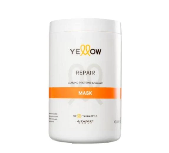 Repair Almond Proteins Cocoa Italian Style Reconstruction Mask 1Kg - Yellow