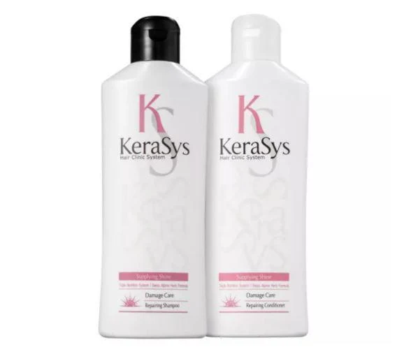 Swiss Edelweiss Extract Ceramides Triple Nutrition Repairing Kit 2x180ml - KeraSys