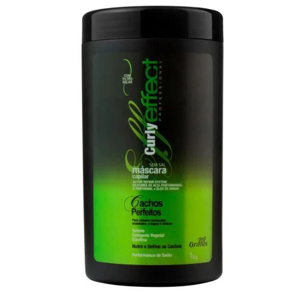 Curly Effect Softness Brightness Hydration Nutrition Mask 1Kg - Griffus