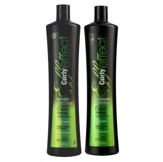 Curly Effect Perfect Curls Argan Marrow Collagen Elastin Treatment Kit 2xL - Griffus