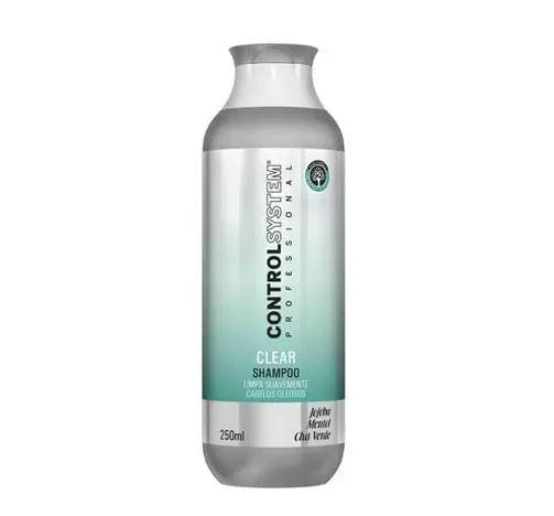 Clear Jojoba Menthol Green Tea Treatment Shampoo 250ml - Control System