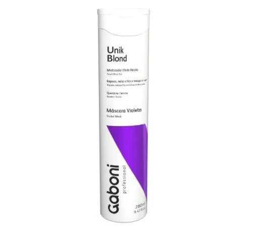 Unik Blond Violet Pearl Effect Intensive Platinum Tinting Mask 280ml - Gaboni