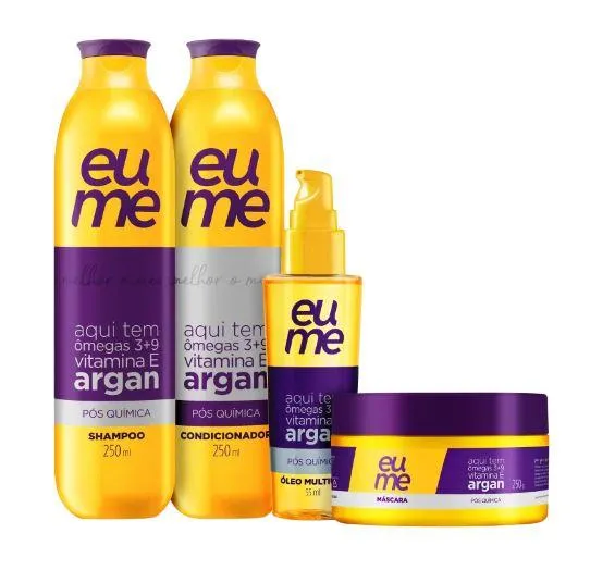 Post Chemistry Argan Omega 3 + 9 Vitamin E Treatment Kit 4 Products - Eume