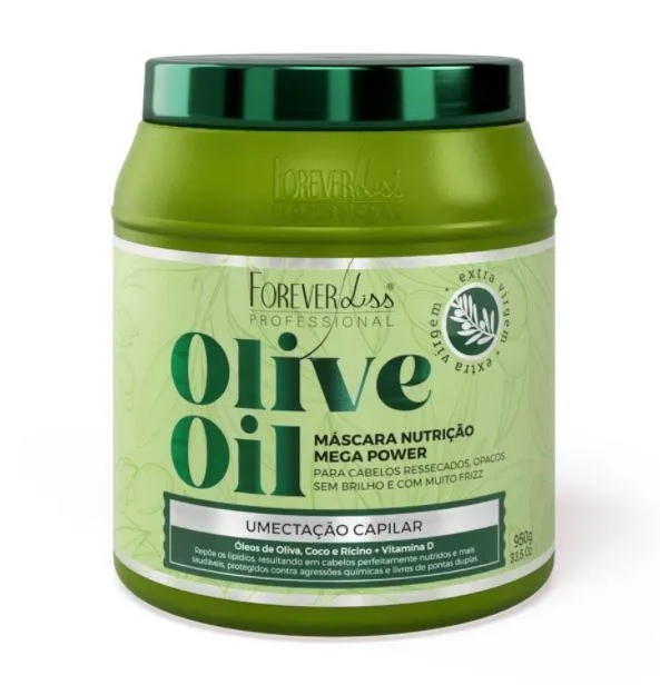 Olive Oil Mega Power Nourishing Nutrition Moiturizing Mask 950g - Forever Liss