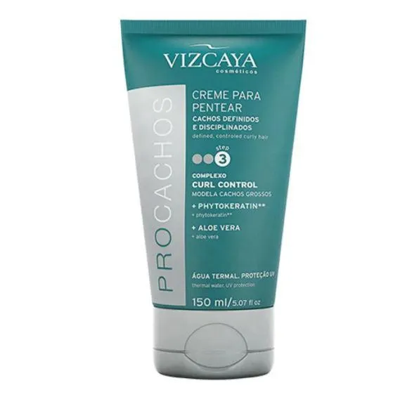 ProCachos Curl Control Complex Curly Wavy Hair Combing Cream 150ml - Vizcaya