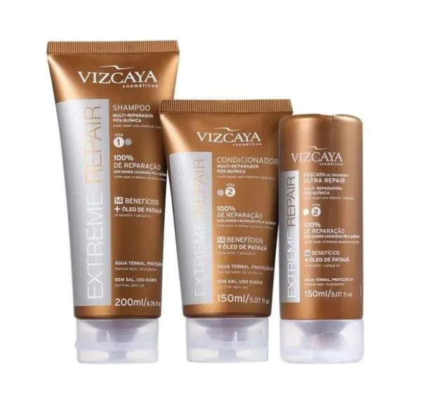 Multi Extreme Repair Post Chemistry Thermal Water Patua Oil Kit 3 Prod. - Vizcaya