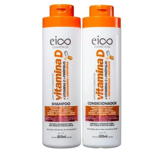 Vitamin D + Propolis Amino Acids Proteins Replacement Treatment Kit 2x800 - Eico
