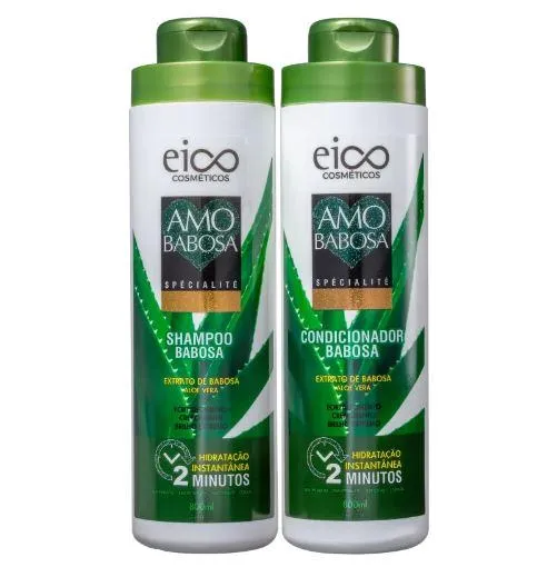 Spécialité Love Babosa Aloe Vera Castor Oil Biotin Nourishing Kit 2x800ml - Eico