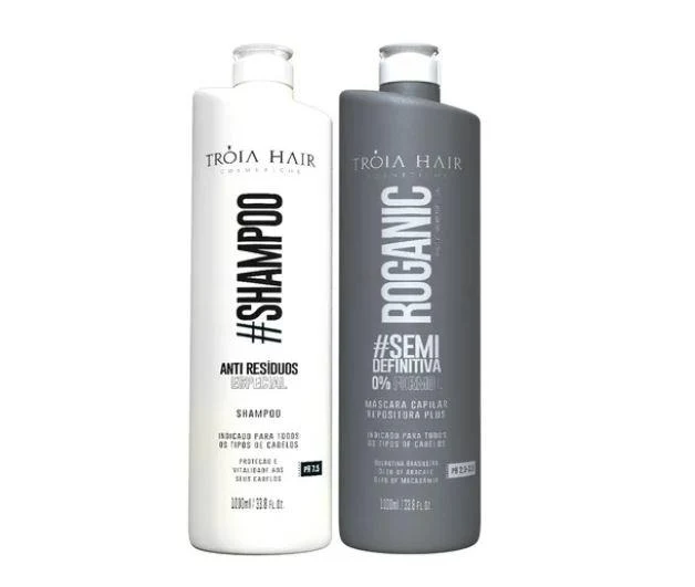 Semi Definitive Roganic Keratin Avocado Macadamia Brazilian Blowout 2x1L - Kit