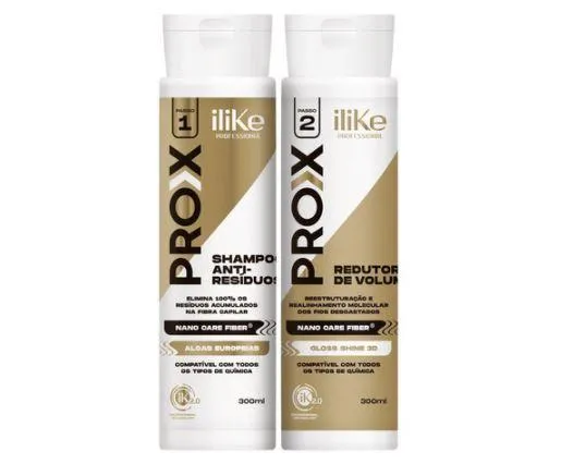 Pro-X Progressive Brazilian Blowout Nano Care Fiber Reconstruction 2x300 - iLike