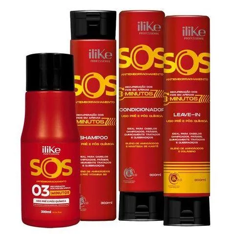 SOS 3 Minutes Anti Rubbering Reconstruction Softness Treatment 4 Prod. - iLike