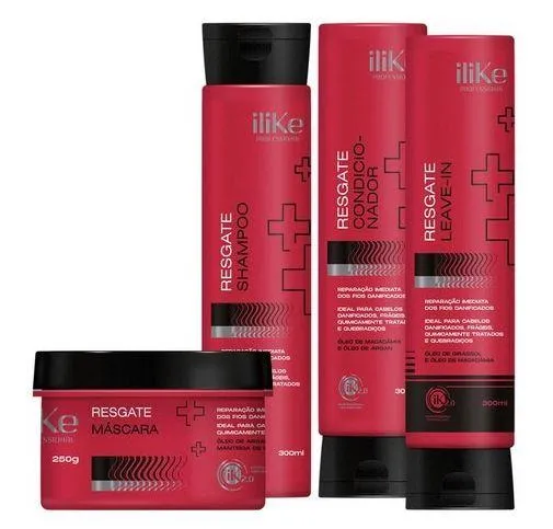 Rescue Intense Reconstruction Hydration Recovery Treatment Kit 4 Prod. - iLike