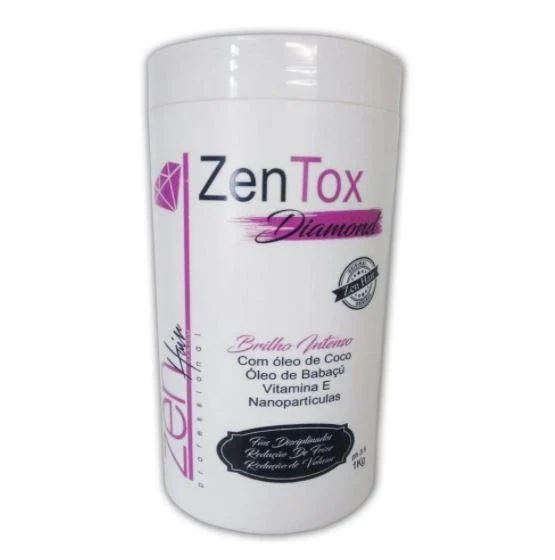 Zentox Intense Brightness Diamond Botox Capillary Smoothing Mask 1Kg - Zen Hair