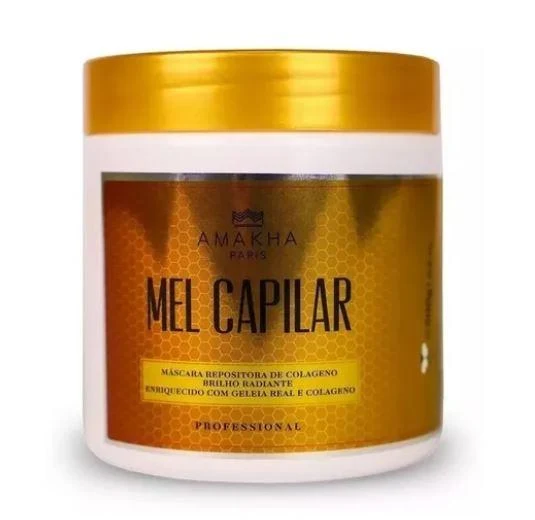 Capillary Honey Collagen Repository Royal Jelly Brightness Mask 500g - Amakha