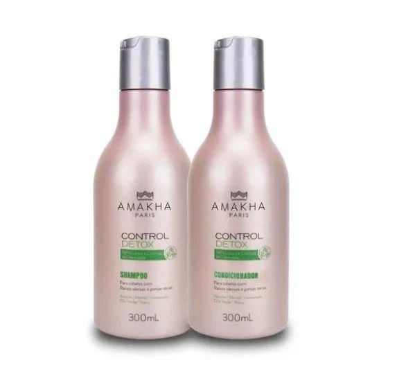 Detox Maintenance Oily Hair Revitalizating Home Care Kit 2x300ml - Amakha