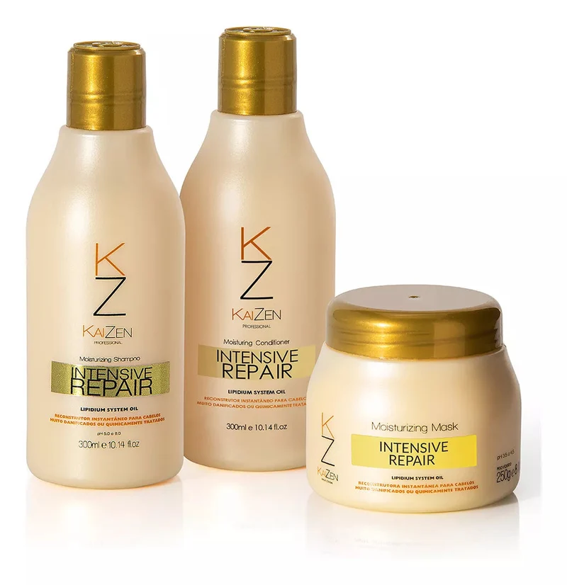 Intensive Repair Moisturizing Lipidium System Nourishing Kit 3 Prod. - Kaizen