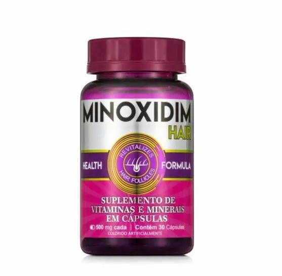 Minoxidim Hair Health Revitilizing Supplement 30x500mg Caps. - Nanovin A