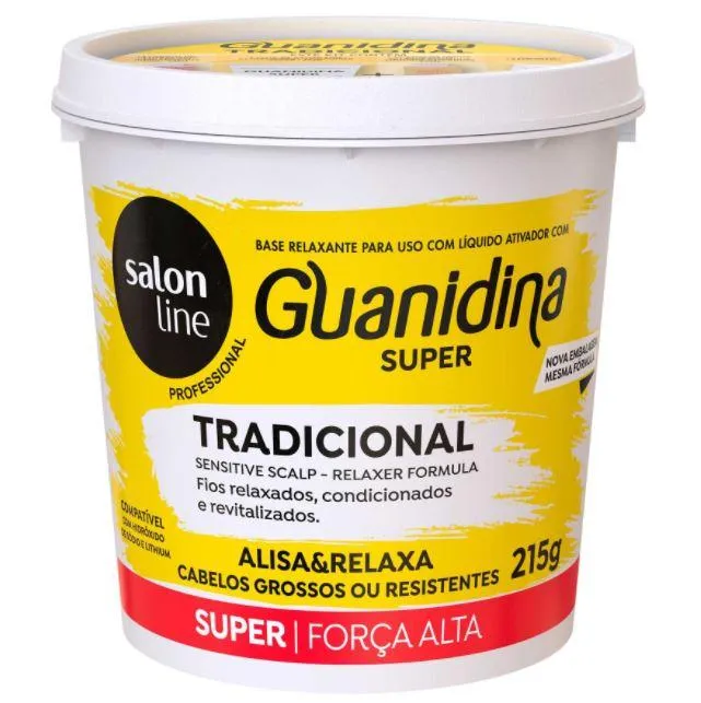 Salon Line Guanidine Super Strength High Straightening Relaxation Cream 215g