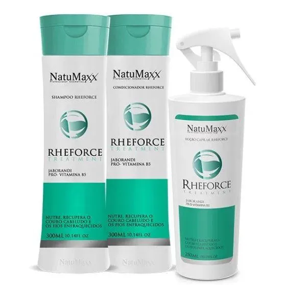 Rheforce Jaboranti B5 Pro-Vitamin Nourishing Treatment Kit 4 Prod. - Natumaxx