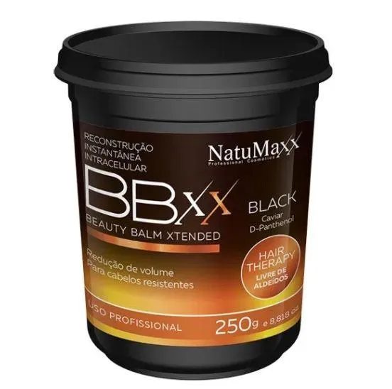 Reconstruction Beauty Xtended Black Caviar D-Panthenol Balm BBXX 250g - Natumaxx