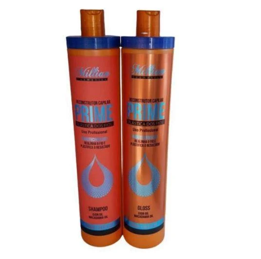 Prime Hair Plastic Progressive Brush Brazilian Blowout Smoothing 2x1L - Millian