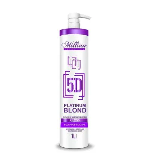 Definitive 5D Platinum Blond Progressive Brush Blowout Smoothing 1L - Millian