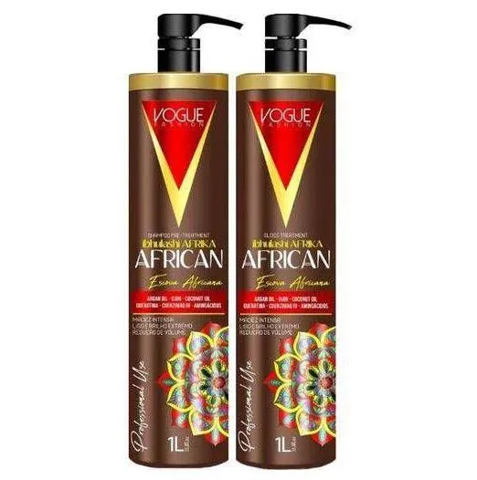 Ibhulashi Afrika African Straightening Blowout Treatment Smoothing 2x1L - Vogue
