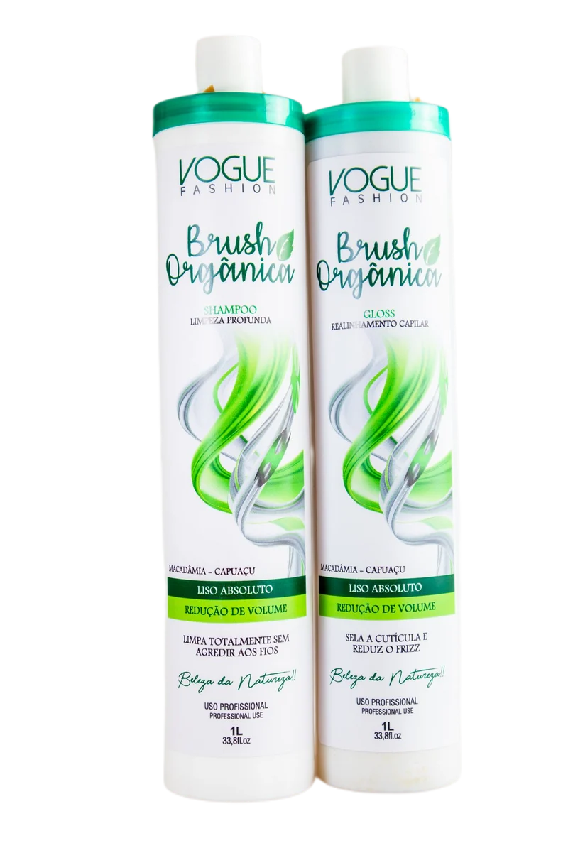 Organic Brush Straightening Blowout Volume Reduction Smoothing Kit 2x1L - Vogue