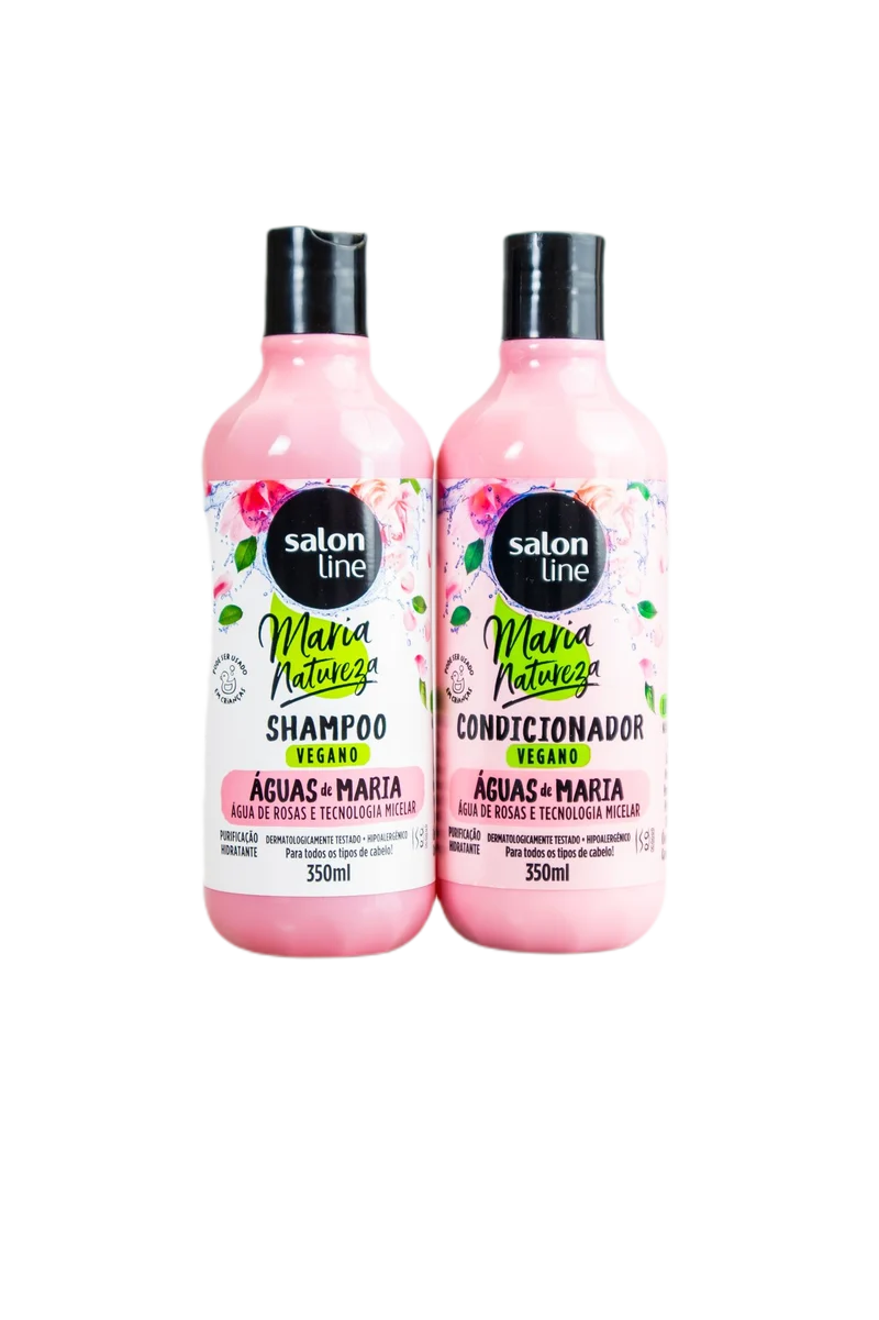 Salon Line Maria Natureza Águas de Maria Micellar Treatment Vegan Kit 2x350ml