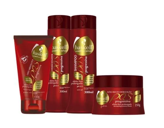 Post Progressive Extended Smooth Effect Oils Mix Treatment Kit 4 Prod. - Haskell