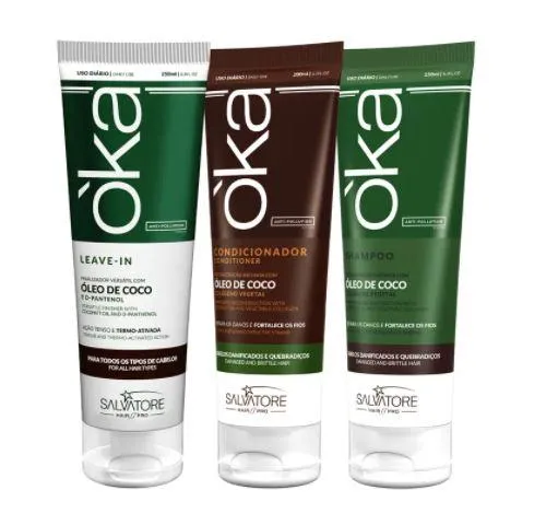 Salvatore Imediate Reconstruction Vegetable Collagen Oka Coconut Kit 3 Prod.